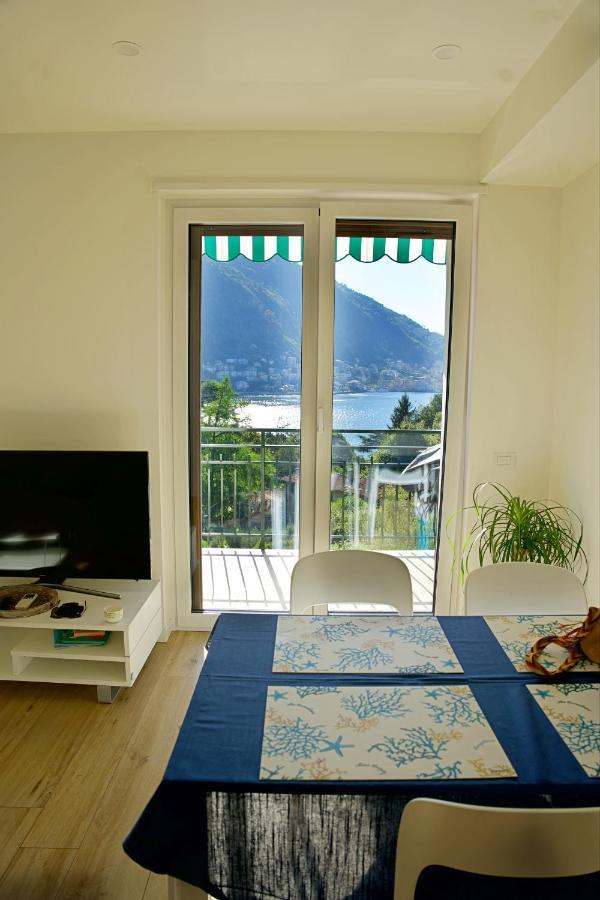 The Blue - Lake / City View Modern Apt Near Villa Olmo 科莫 外观 照片