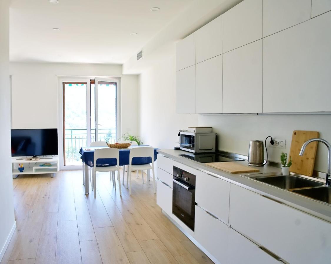 The Blue - Lake / City View Modern Apt Near Villa Olmo 科莫 外观 照片